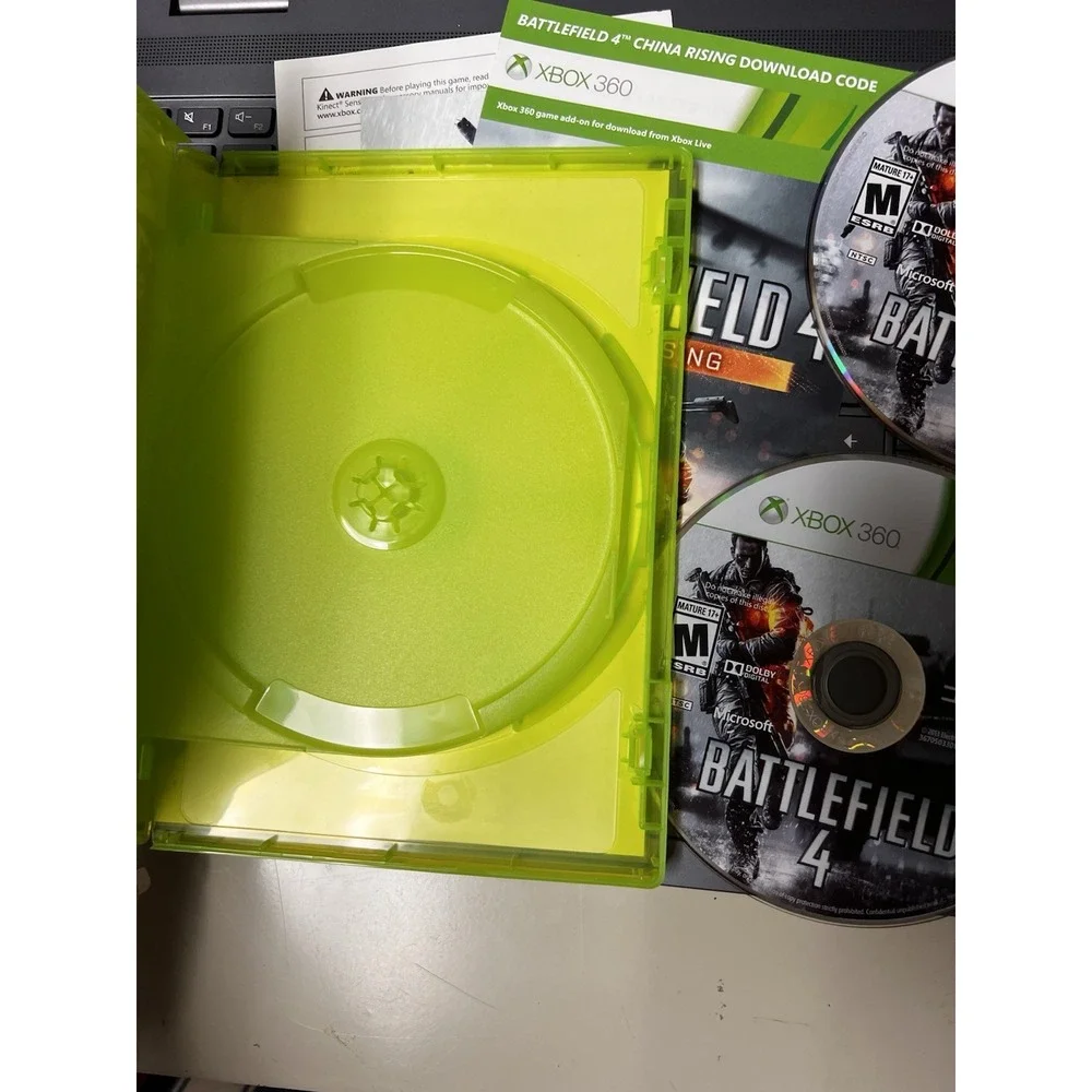 Battlefield 4 Xbox 360 EA‎ DICE 2-Disc Set with China Rising Expansion Case